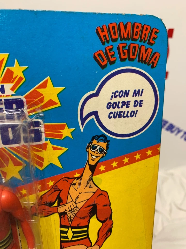 De colección 1989 Super Powers Super Amigos Pacipa Plastic Man Lanzamiento Argentina Foto 3 de 4