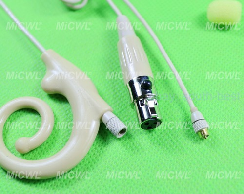 Snail design Headset Microphone for Samson AKG 3Pin mini XLR Detachable Plug - Picture 4 of 6