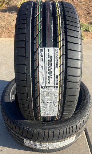 TWO NEW 275/40R20 106Y Bridgestone Dueler H/P HP Sport RFT Run Flat BMW Tires - Picture 3 of 14