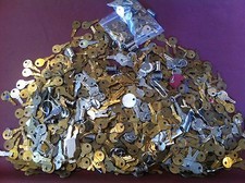 (2) USED HERMAN MILLER LL / UM SERIES KEYS  #226 - #348. HON, STEELCASE LOCKS