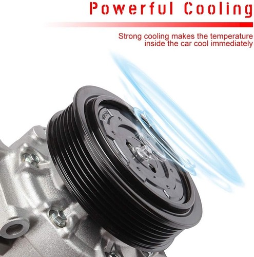 AC Compressor Pump for VW J-Etta for GTI CC for Passat 1.8L 2.0L 2006-2015 Repla - Picture 5 of 7