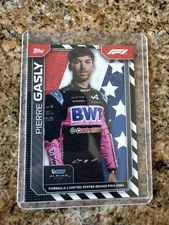 Pierre Gasly Exclusive F1 Topps Card US Grand Prix Austin 2024 COTA AUT-11