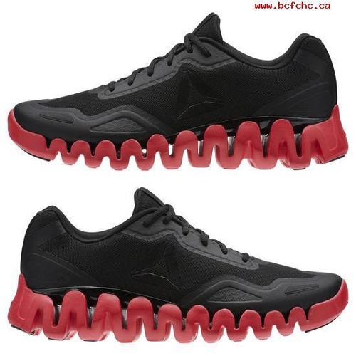 Reebok Hommes Pulse Zig Course Hommes Tailles Chaussures De Semelle Toutes Noir Cm8715 n08vmNOw