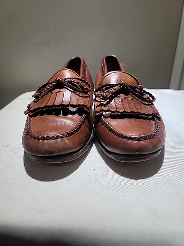 Allen Edmonds 47213 Slip On Loafers Mens 10.5 C Brown Made in USA - 第 2/10 張圖片