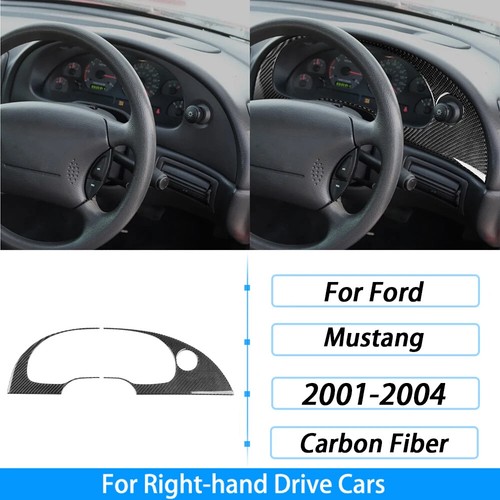 For Ford Mustang 2001-2004 Carbon Fiber Outlet Speedometer Surround Gear Shift - Picture 28 of 47