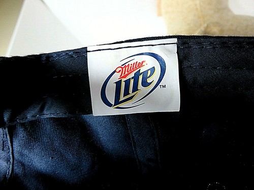 Miller Lite Football blau ACME Baumwolle Baseballkappe Mütze verstellbar Klettverschluss - Bild 6 von 6