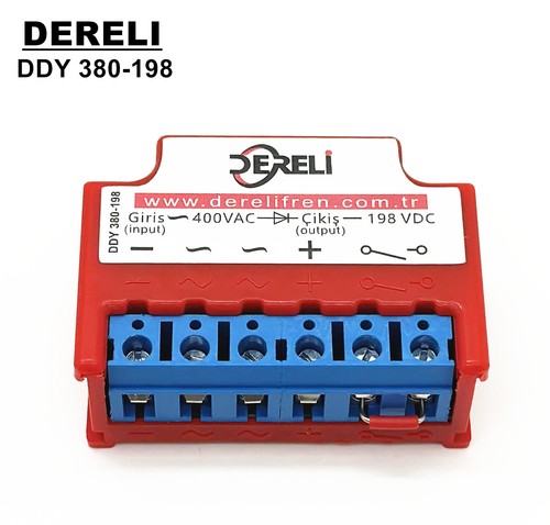 DERELI DDY 380-198 400VAC~198VDC Half Wave Brake Rectifier module - Picture 1 of 6