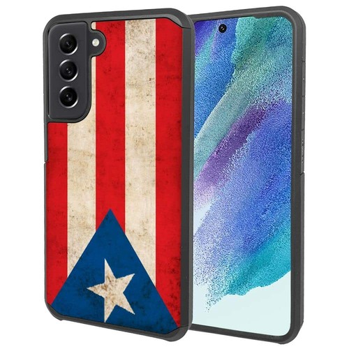 For Samsung Galaxy S21 FE 5G Slim Shockproof Dual Layer Case + Tempered Glass f3 - Picture 11 of 27
