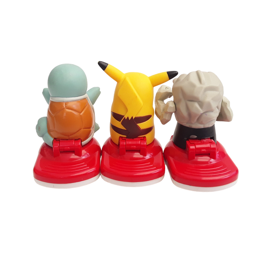 Pokemon Figure Geodude Squirtle Pikachu Tiger Electronics Nintendo Gamefreak - Foto 2 di 21