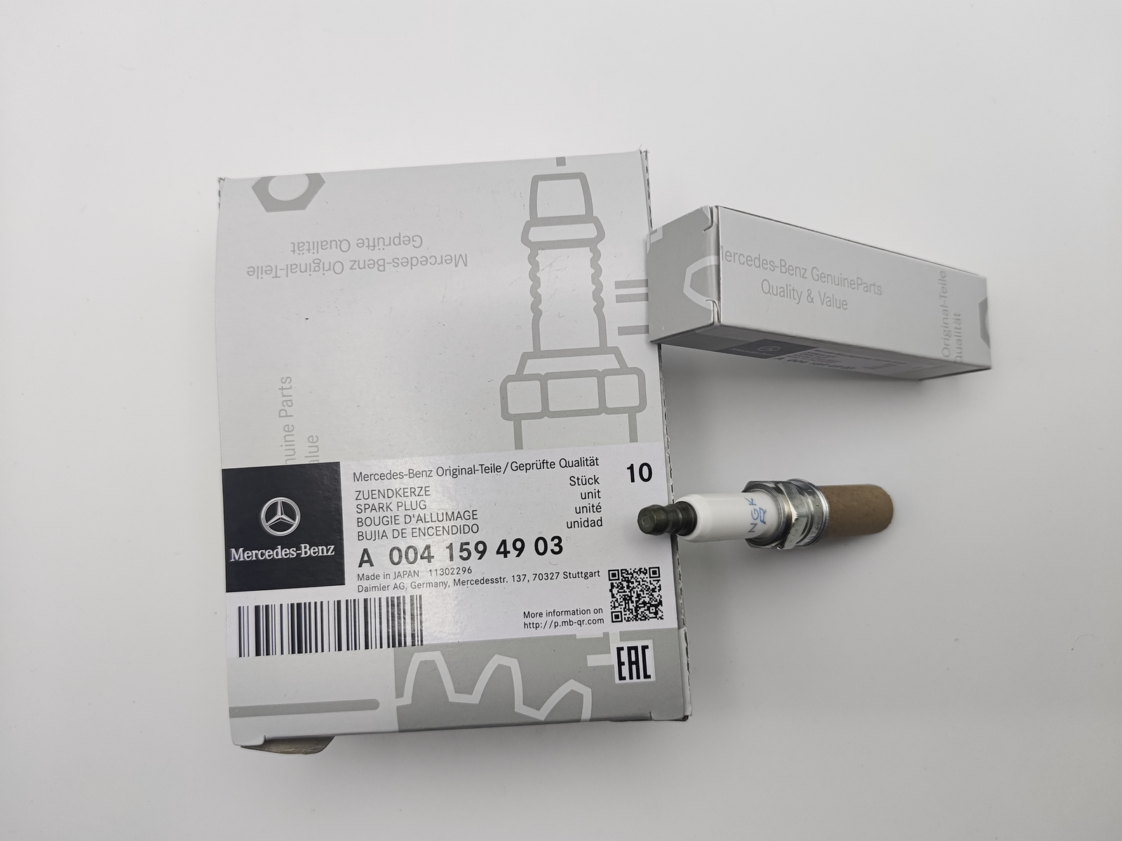 6PCS Spark Plug NGK PLKR7A 4288 Laser Platinum fit Mercedes-Benz C230 ...