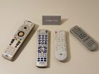 Remote Controls, Mixed Lot of 4, Untested, for Parts Only Or Fix Vintage Rare