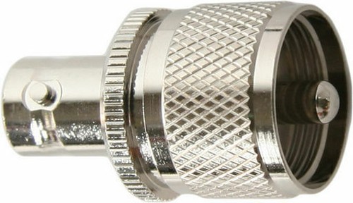 2 x BNC Female to UHF Male PL259 Coaxial Coax Cable Adapter Connector - Picture 3 of 3