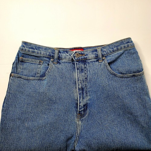 VTG Womens 18 W Mom Jeans LA Blues 90s High Waist Pants Stone Wash Taper Leg - Picture 4 of 12