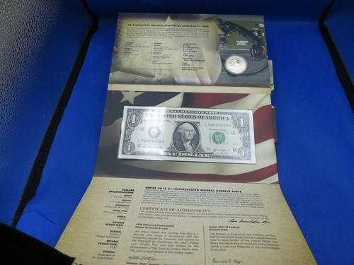 2016 Code Talkers American $1 Coin and Currency Set NEW SET MINT WWI WWII - Picture 4 of 7