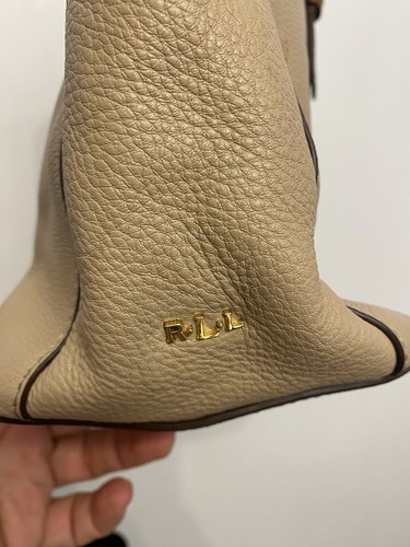 Genuine RALPH LAUREN Large Leather Purse / Tote Bag, EXCELLENT CONDITION! - Picture 8 of 10