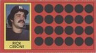 1981 Topps Baseball Scratch-Off - Rick Cerone #28