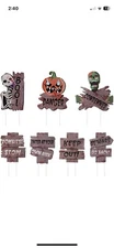 Toyvian Halloween Decorations Yard Signs Stakes Beware Props Outdoor Decor,Scar