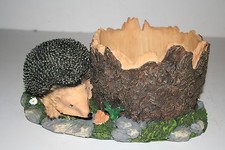 27.5cm HEDGEHOG GARDEN PLANTER - 5 inch Pot - WILDLIFE - GARDEN or HOUSE GIFT