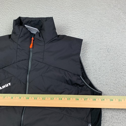 Mammut Vest Mens Small Rime Light Insulated Flex Black Packable Full Zip - Picture 8 of 10