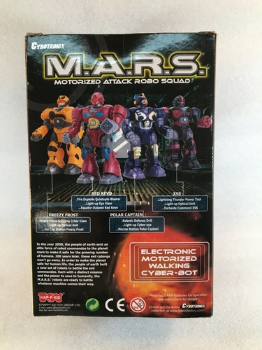 M.A.R.S. MOTORIZED ATTACK ROBO SQUAD 7" Walking Robot XSS - Picture 3 of 4