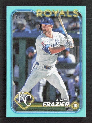 2024 Topps Update Adam Frazier #US215 Fanatics Aqua Parallel - Picture 1 of 2