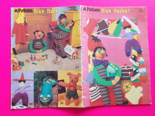 PATONS - NICK NACKS! C41 BAZAAR TIME C 37 - JUGUETES MUÑECAS TÉ ACOGEDOR - TEJIDO A MANO - Imagen 2 de 5