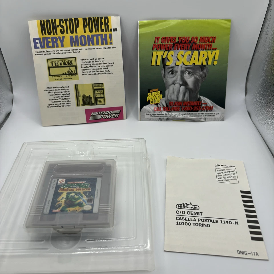 Teenage Mutant Ninja Turtles III Radical Rescue - Nintendo GAME BOY - Originale - Immagine 2 di 4