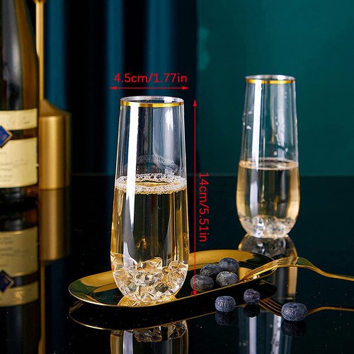 270ML Shatterproof Plastic Wine Glass Unbreakable Red Wine Tumbler Glasses Cups - Picture 3 of 10