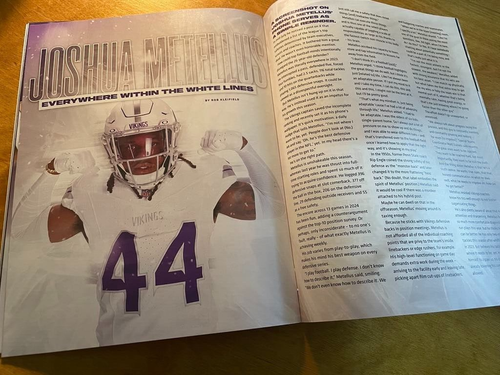 2024 MINNESOTA VIKINGS GAMEDAY PROGRAM WK 15 SKOL vs BEARS Justin Jefferson NEW - Picture 4 of 5