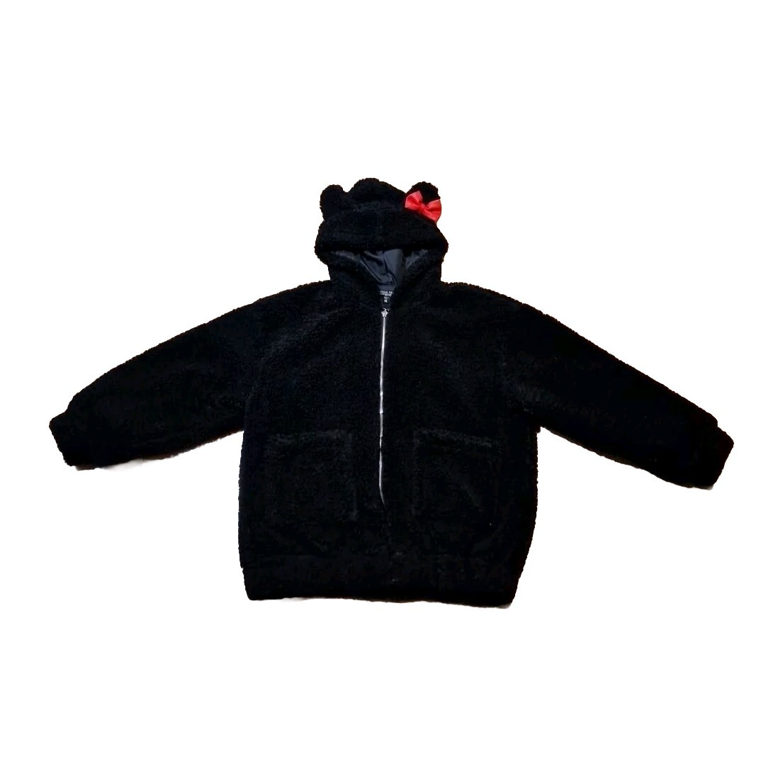 Dolls Kill x Hello Kitty　コート Dolls Kill Hello Kitty Cat Ear Oversized Teddy Jacket - Black