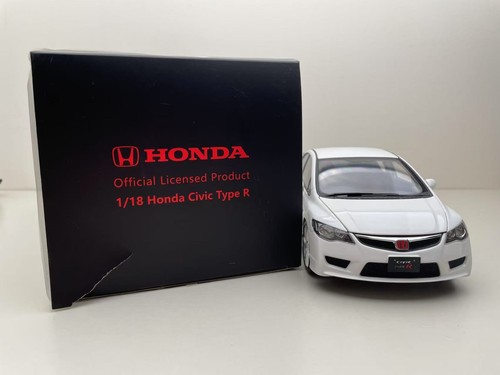 Well 1:18 Honda Civic Type R FD2 weiß Alu zu öffnen Auto Modell - Bild 2 von 15