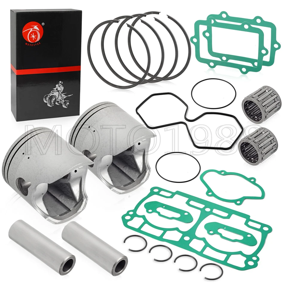 82mm STD DUAL Pistons Ring Gasket 08-16 for Ski-doo 800R FREERIDE MXZ X RENEGADE - Image 2 of 4