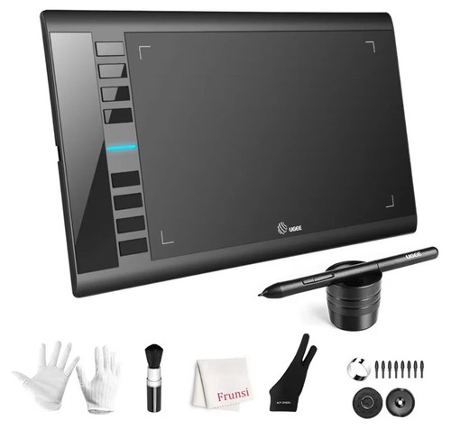 Ugee M708 Graphic Drawing Tablet, 10x6 in - Black (FBA_UG-M708-US) - Picture 2 of 6
