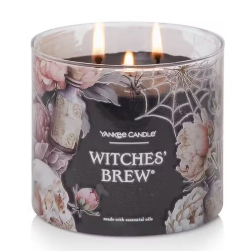 Yankee Candle Witches' Brew 3-wick Scented Candle Halloween 🕸 14.5 oz 🕸 - Picture 11 of 14