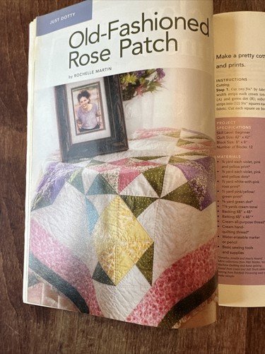 Quilter's world Magazine -spring 2007 quilt and sewing projects -quilt pattern - Bild 9 von 10