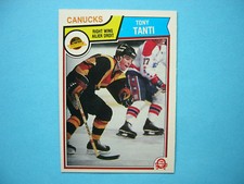 1983/84 O-PEE-CHEE NHL HOCKEY CARD #362 TONY TANTI ROOKIE NM SHARP+ 83/84 OPC