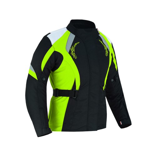 Women Motorcycle Motorbike Racing Ladies Cordura Jacket Waterproof Armored Coats - Picture 23 of 46
