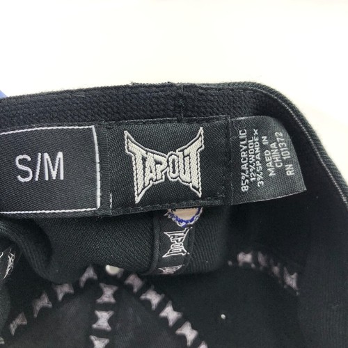 Vintage Tapout Druckknopflasche Mütze Kappe amerikanische Flagge Stickerei klein Medium - Bild 7 von 7