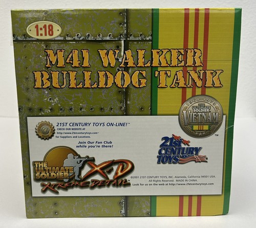 M41 BULLDOG TANK VIETNAM SERIE SCALA 1:18 Ultimate Soldier #10125 (NUOVO) - Foto 7 di 21