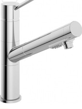 Symmons SK-7200-PO Dia Single-Handle Pull-Out Kitchen Faucet in Polished Chrome