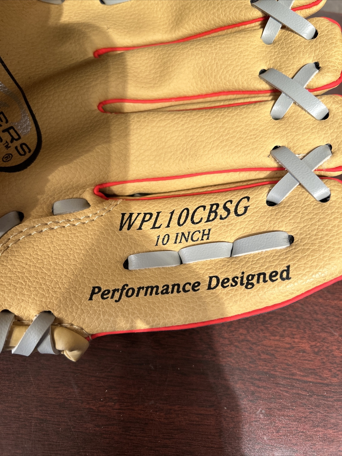 Gant de baseball T-Ball Rawlings WPL10CBSG 10 POUCES série jeunes joueurs lancer droit - Photo 7 sur 9