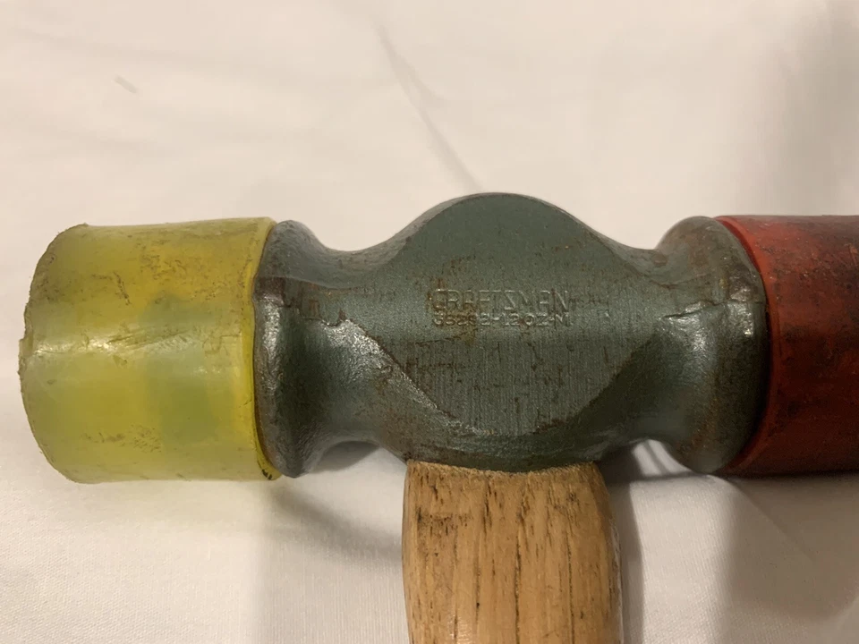 Martillo Craftsman Soft Face 2 cabezas 38292 con mango de madera 12 oz Foto 4 de 4