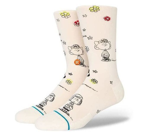 Stance Hot Space QUEEN Multi-Color and PEANUTS Casual Crew Socks Men 9-13 - Picture 7 of 9