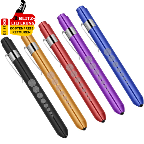 5 Pcs Diagnostikleuchte Pupillenleuchte Medizinische Penlight Wiederverwendbare - Bild 8 von 15