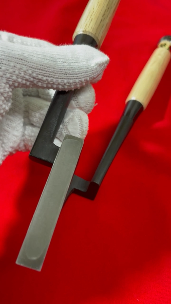 Japanese Chisel Tasai 2-stage Kote nomi 鏝鑿trowel chisel Japanese Chisel Tasai 2-stage Kote nomi 鏝鑿trowel chisel