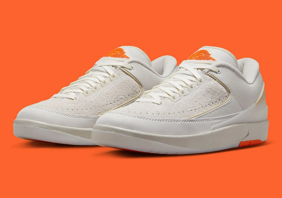 Nike Air Jordan 2 Low SP Shoes Shelflife Sail Mandarin DV7128-110 Men's NEW
