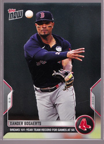 2022 Topps Now 296 Xander Bogaerts