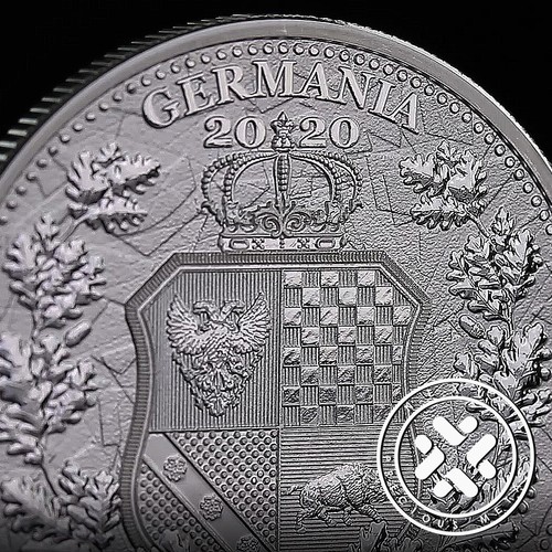 2020 5 Mark 1oz 9999 Silber Münze Allegorien - Italia & Germania PCGS MS70 FS COA - Bild 6 von 8