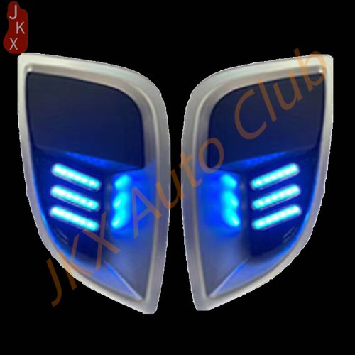 For Buick Regal GS 2009-2017 Pair Front Bumper Fog Light Mesh Grille Cover ABS u - Picture 7 of 8