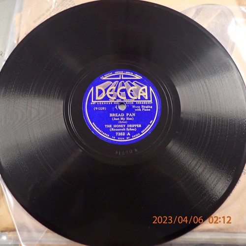 E+ 78 Roosevelt Sykes Honey Dripper Decca 7352 Bread Pan / Monte Carlo - Picture 4 of 5